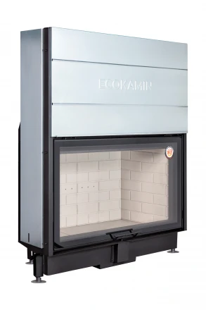 Каминная топка Вега 1200 принтинг подовое горение (Экокамин)