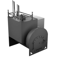 Печи для бани Горыныч Мини З/К, под бак 60 л, закрытая каменка с парогенератором ТермоСфера