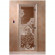 Дверь стеклянная для бани, прозрачная бронза, "Банька в лесу" 1900х700 (DoorWood) в Ижевске