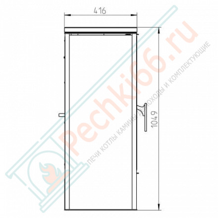 Печь-камин Doranа Top (Thorma) до 182 м3