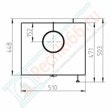 Печь-камин Doranа Top (Thorma) до 182 м3
