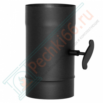 Задвижка VBR, черная (НЕРЖ-439/0,8) d-115 (Вулкан)