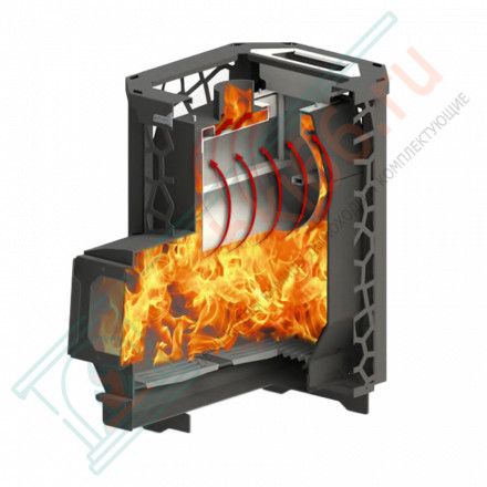 Печь банная HARD CERAMIC STONE 28M 2021 Панорама (Сталь-Мастер)