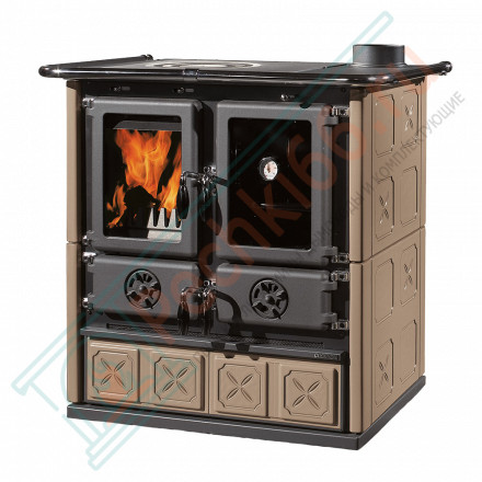 Печь с варочной поверхностью Rosetta Maiolica, цвет бежевый (La Nordica)