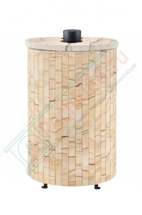 Печь для бани УЮТ-25 "Окаменевшее дерево перенесённый рисунок" (Ферингер)