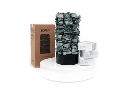 Электрическая печь BORN Rock GB200E, жадеит, 12 кВт