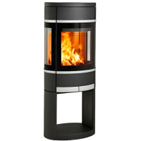 Печь-камин Scan 68-12 BP на базе с отверстием (Scan)