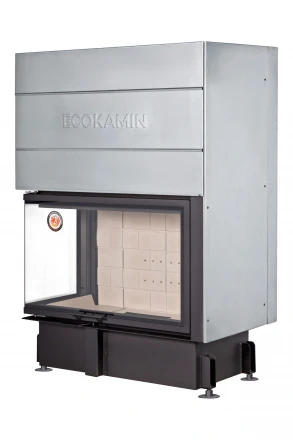 Каминная топка Дельта 1000 L два стекла левая (Экокамин)