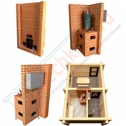 Печь для бани Сочи-М2 (ИзиСтим)