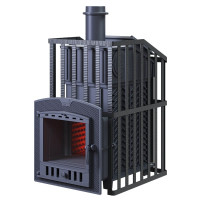 Чугунная печь для бани Гефест GFS-ЗК 40 (П2) Ураган (ТехноЛит)