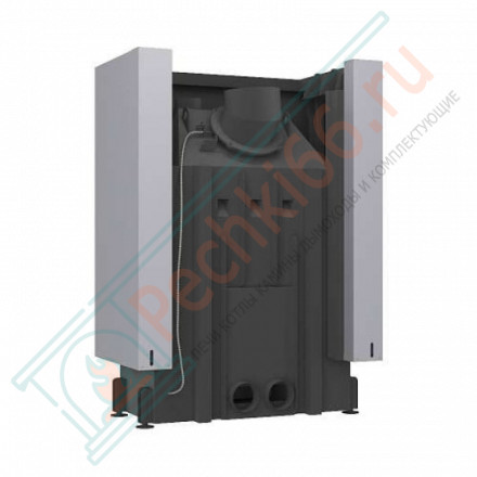 Топка Дельта 1000 LB два стекла левая черный шамот (Экокамин)