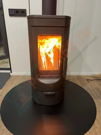 Печь-камин Plamen Tara под ключ (монтаж 02.2021)